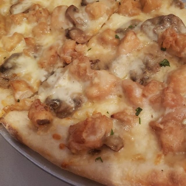 Chicken Marsala Pizza.