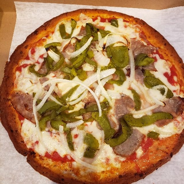 Cauliflower Four Toppings Pizza (10" (6 Slices) ).